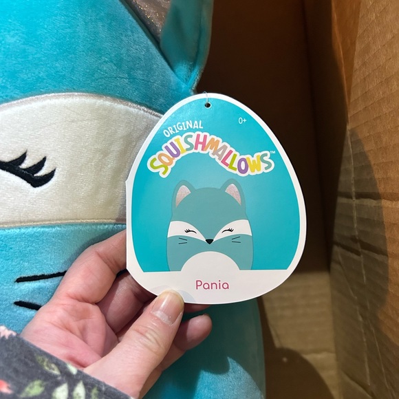 NWT Pania 16 inch Squishmallow teal fox - Picture 3 of 5